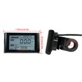 thumbnail image 3 of UK-SW900 Electric Bike LCD Display Control Panel, Waterproof E-Bike Screen Meter with Comprehensive Data for 24V 36V 48V 72V, Durable ABS Nylon Material, 3 of 8
