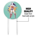 thumbnail image 6 of Acrylic Wonder Woman Vintage Woman Cake Topper Party Decoration for Wedding Anniversary Birthday Graduation, 6 of 7