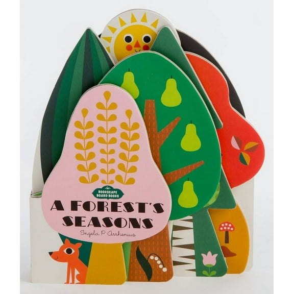 Bookscape Board Books Bookscape Board Books: A Forest's Seasons: (Colorful Children's Shaped Board Book, Forest Landscape Toddler Bo, (Board Book)