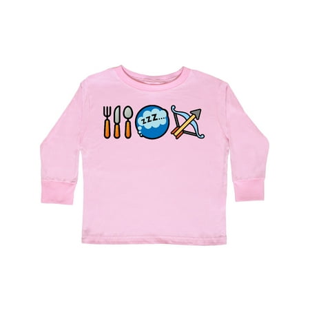 

Inktastic Eat Sleep Archery Bowhunting Gift Toddler Boy or Toddler Girl Long Sleeve T-Shirt