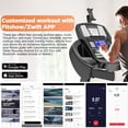 thumbnail image 2 of 5HP Foldable Treadmill w/ 15% Auto Incline, 400LB Treadmill for Home Jogging Walking, Personalized App Control, 71 Programs,10MPH Fast Speed for Varied Workout Intensity, Shock Absorption Dual Deck, 2 of 11