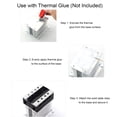 thumbnail image 3 of Relay Heat Dissipation Base, Single Phase Heat Sink Aluminum Material Easy Installation  for Solid State Relays, 3 of 8