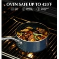 thumbnail image 3 of Koch Systeme CS 1+2+3QT Ceramic Nonstick Saucepan Set, Induction Compatible Sauce Pan, Oven Safe, Gradient Blue, 3 of 10