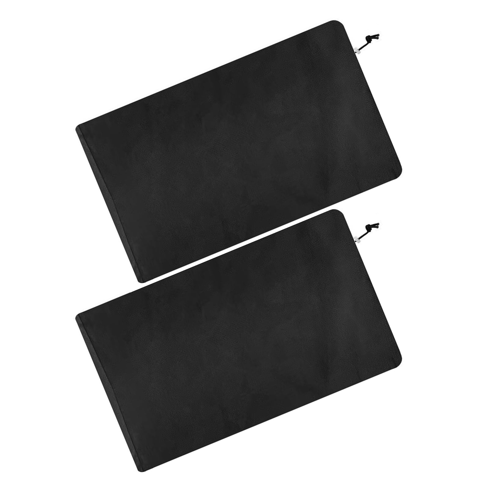 Luxshiny Outdoor Speaker Cover Weatherproof Black Oxford Fabric Easy Installation 2Pcs