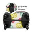 thumbnail image 4 of Fotbe Colorful Pattern With Cute Chameleons Luggage Cover Protector,Suitcase Protector,Scratch and Dirt Resistant,Fits 18-32 Inch Luggage-Small, 4 of 9