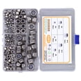 thumbnail image 3 of Lock Nuts,181PCS Hardware Nuts 6 Hardware Nuts Insert Nut High-Precision Functionality, 3 of 8