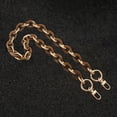 thumbnail image 3 of Esquirla Acrylic Alloy Bag Chain Strap Shoulder Strap Purse Making Accessories Detachable Brown 60cm, 3 of 8