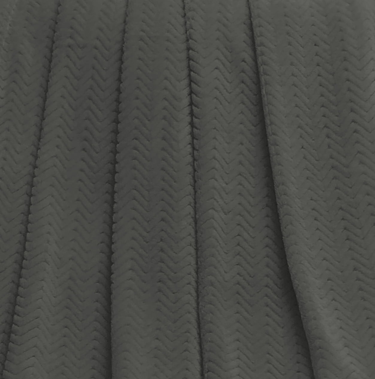 Plush Heaven Chevron Throw Black