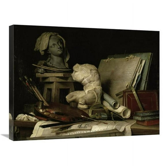 Global Gallery The Attributes of the Arts Art Print - Anne Vallayer-Coster