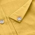 thumbnail image 2 of LIaqionyy Kids Cotton Shirts Long Sleeve Button down Casual Cute Solid Color Dress Shirt for Toddlers, 2 of 4