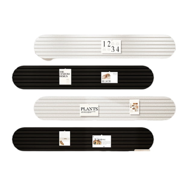 Shengyu 4 Pieces, Board, Alternative Strips, Pinboard Backing. Easy To Use, Durable Accessory. Suitable In Doors, And Offices Combination-4 20x60cm