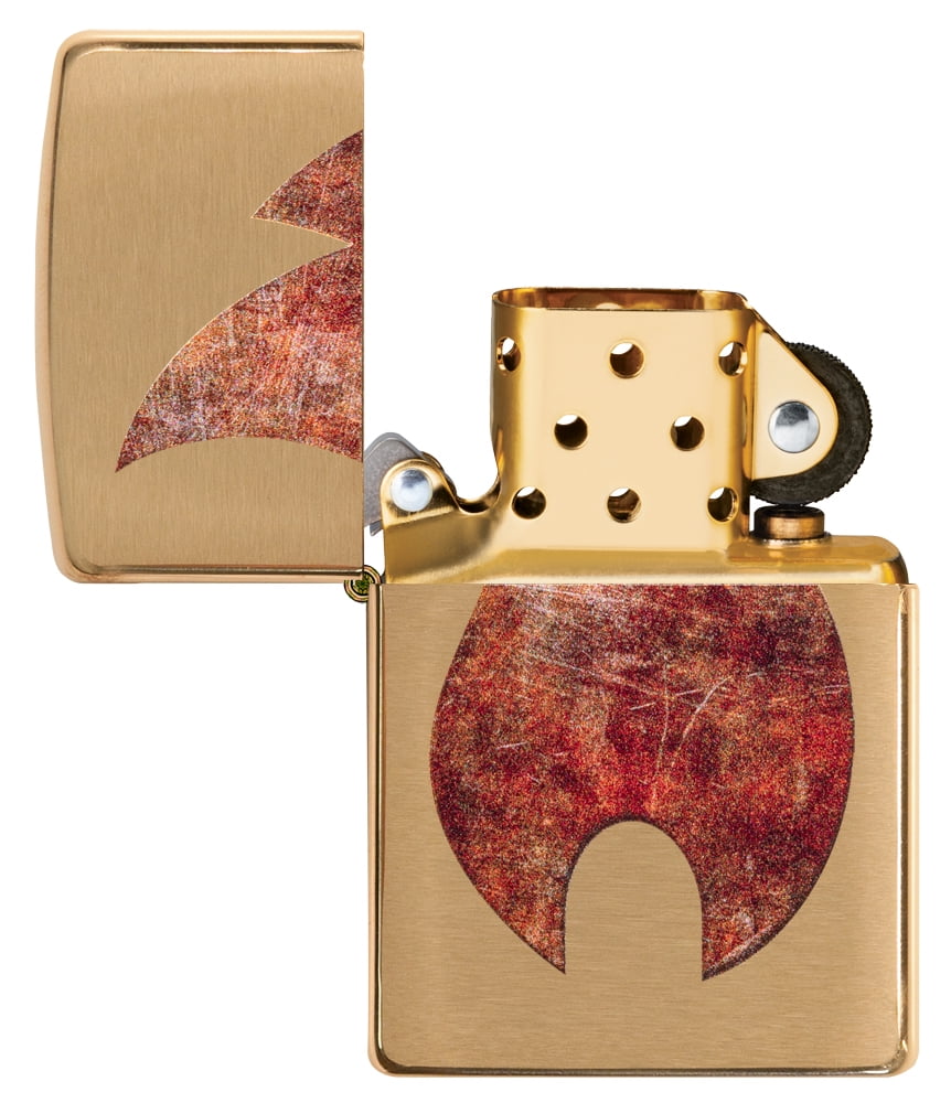 Zippo Rusty Flame Design Windproof Pocket Lighter Windproof Pocket Lighter
