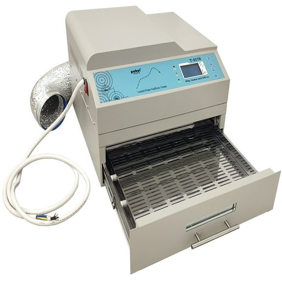 INTSUPERMAI Benchtop SMT Reflow Soldering Oven T937M Automatic PCB Soldering Machine