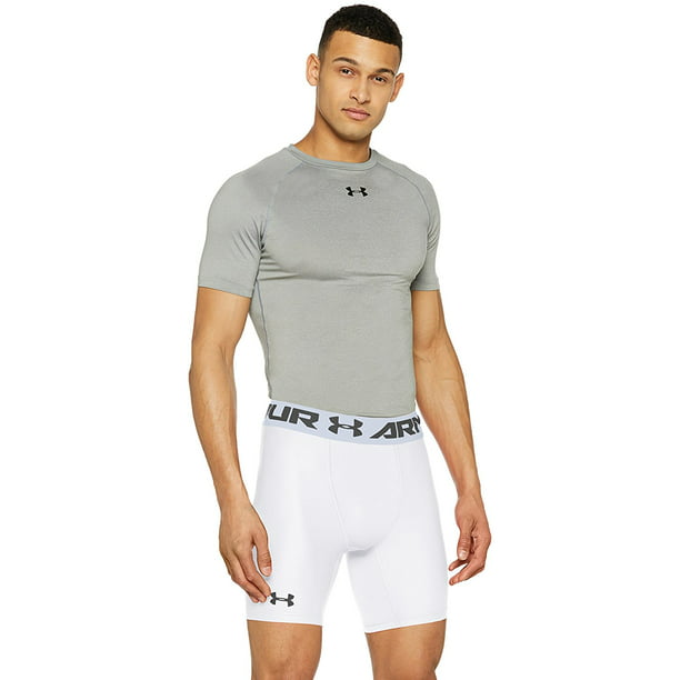 Under Men's HeatGear Armour Mid Compression Shorts (White, 4XL) - Walmart.com