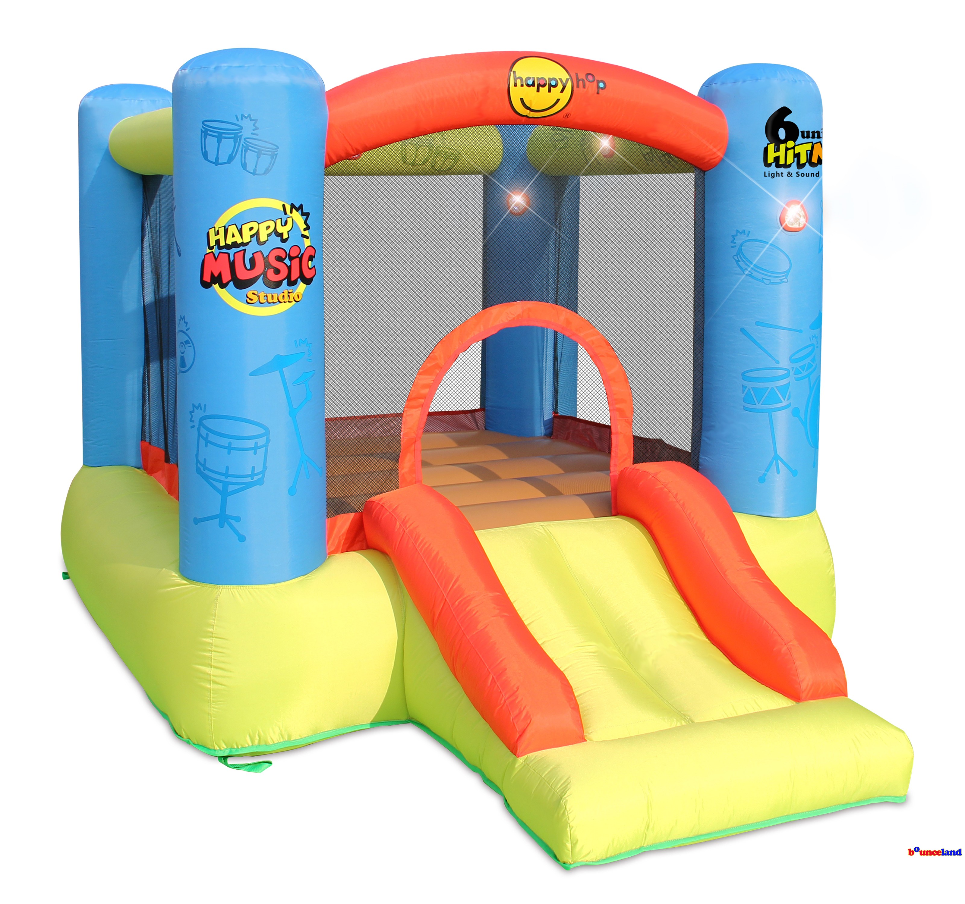 Music Studio Bounce House with Lights and Sound interaction inflatable