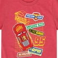 thumbnail image 3 of Disney's Cars - McQueen Decals - Boy's Toddler And Youth Short Sleeve Graphic T-Shirt, 3 of 5