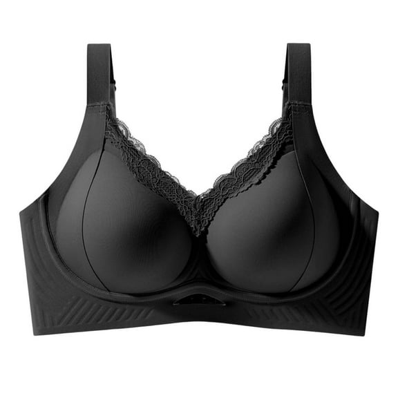 Tsesme Women’s Wireless Bras Push up No Underwire Comfy Bra Full Support Bralette with Adjustable Straps