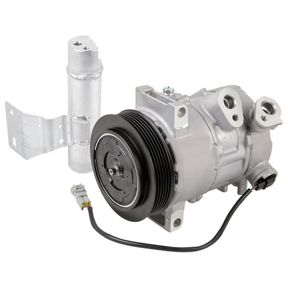 For Dodge Caliber & Jeep Compass Patriot AC Compressor w/ A/C Drier - BuyAutoParts