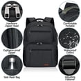 thumbnail image 4 of Mochila BIKROD para hombre y mujer resistente al agua negra, 4 of 8