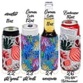 thumbnail image 2 of Neoprene Slim Ocean Beer Can Cooler Stubby Foldable Stubby Holders Beer Cooler Fits 12oz Slim Energy Drink & Beer fit for Michelob Ultra, Red Bull, White Claw, Spiked Seltzer, Truly, 2 of 3
