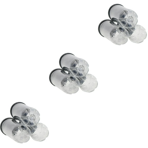 Greenadscape Cylindrical Tennis Ball Container Pvc For Outdoor Activities 9Pcs 8.3X3X3In