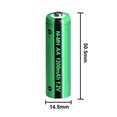thumbnail image 2 of PKCELL 8PCS NIMH AA Rechargeable Batteries 1200mAh 1.2V for Solar Lights High Capacity Calculator Microphone Keyboard, 2 of 3