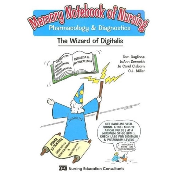 Pre-Owned Memory Notebook of Nursing: Pharmacology & Diagnostics (Paperback) 1892155079 9781892155078