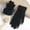 Black, variant on Women's Winter Touch Screen Gloves Soft Warm Fleece Lined Knit Elastic Cuff Texting Gloves