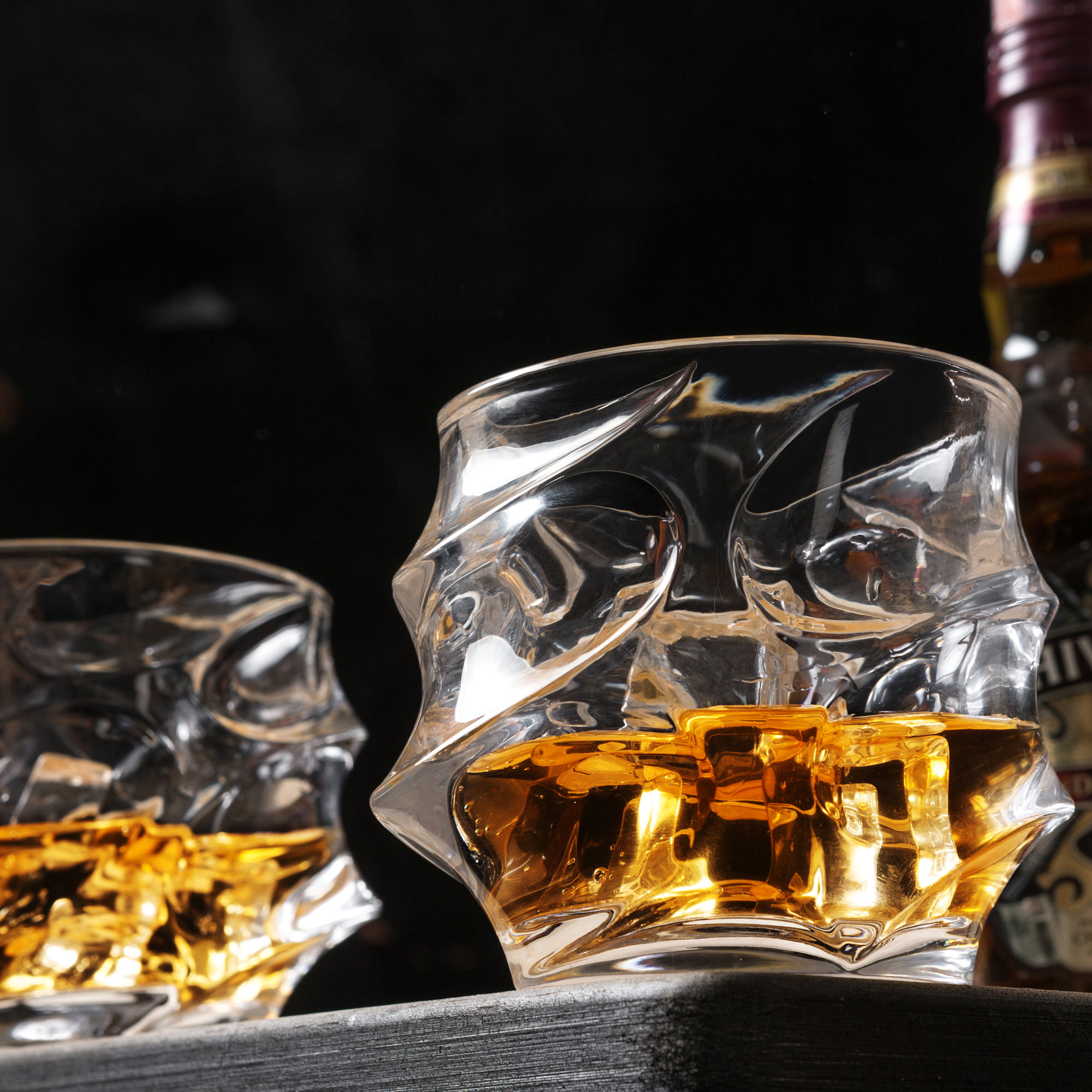 Peg Whisky Glass Tumblers (Set of 4)
