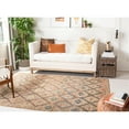 thumbnail image 2 of SAFAVIEH Kilim Mendoza Geometric Floral Area Rug, Natural/Blue, 5' x 8', 2 of 5