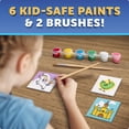 thumbnail image 4 of Kit Magnet Art Craft con pintura de mármol azul, azulejos magnéticos para niños, 4 of 6