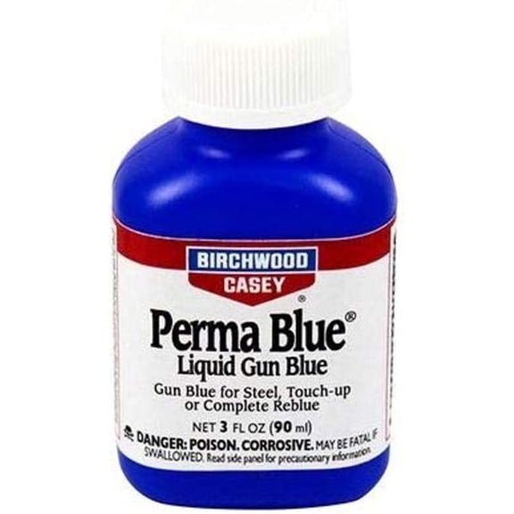 Birchwood Casey Presto Mag Liquid Gun Blue for Steel Complete Reblue Application, Gun Maintenance and Preservation, 3 Ounce 90ml