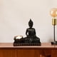 thumbnail image 5 of Candelabro de Buda sentado, candelabro, adorno zen para el hogar, la oficina y la habitación. Negro, 5 of 7