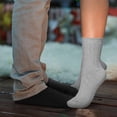 thumbnail image 6 of Pack of 5 Womens Winter Socks Warm Thick Knit Wool Soft Vintage Casual Crew Socks Gifts, 6 of 6