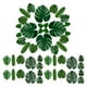 thumbnail image 2 of KAKOWELY 60 hojas artificiales de monstera para mesa de comedor hawaiana., 2 of 5