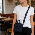 thumbnail image 6 of Women's Canvas Crossbody Bag Mini Shoulder Handbag with Adjustable Strap for Daily Use, Lightweight Purse for Shopping, Commuting, Versatile Casual Style, Durable and Breathable Fabric, Fits Phone, 6 of 7