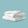 thumbnail image 4 of Peace Nest 360 Thread Count Lightweight White Goose Down Fiber and Feather Comforter, White,Twin, 4 of 6