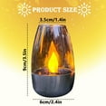 thumbnail image 2 of Xrouty Flickering Flameless Nightlight Plug Candle, Glass Cover Electronic Candle Light Dusk Dawn Sensor, Flameless Candle Nightlight Home Decor, 2 of 4