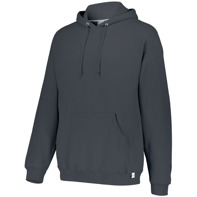 Russell Athletic Chandail à Capuchon Dri Power, 3TG, Noir Chiné