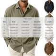 thumbnail image 3 of jjayotai Mens Button down Shirt Casual Untucked Shirts Long Sleeve Dress Shirt with Pocket, 3 of 6