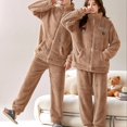 thumbnail image 2 of Ropa de dormir Mujer Para Invierno Conjunto De Noche Pijama 2 Piezas Negligee Noche De Las Mujeres Pijama Cómodo Hogar Invierno Pijama Hombres, 2 of 5