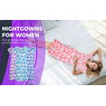 thumbnail image 2 of JEFFRICO Womens Nightgowns Sleepwear Soft Pajama Dress Nightshirts, 2 of 6