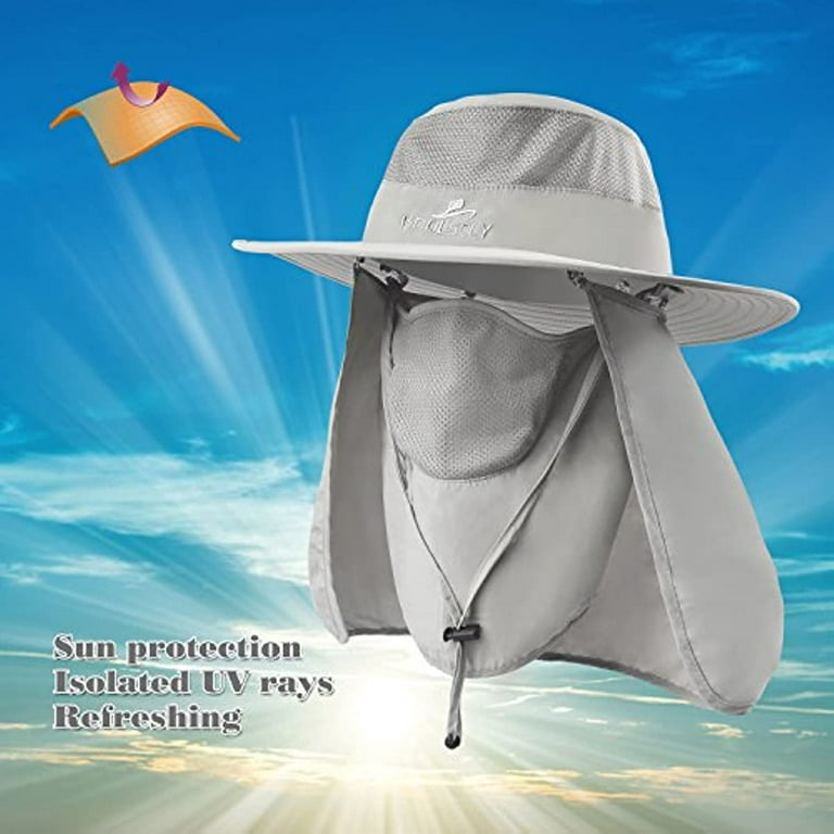 KOOLSOLY Fishing Hat,Sun Cap with UPF 50+ Sun Protection and Neck