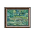 thumbnail image 4 of Water Lily Pond by Claude Monet Framed Wall Art Print, Monet Water Lilies Print, Bridge Horizontal Print, 11x14 2428, 4 of 6