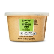 Marketside Creamy Mushroom & Herb Soup, Fresh Deli Soup, 16 oz Cup