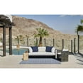 thumbnail image 3 of Momeni Baja Geometric Denim Indoor Outdoor Rug 1'8" X 3'7", 3 of 10