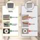 thumbnail image 3 of Papelera de Papel Higiénico, Papelera de Papel Higiénico para Baño, Papelera de Almacenamiento de Papel Higiénico con Tapa, Cesta Organizadora de Papel Higiénico, A, 3 of 4