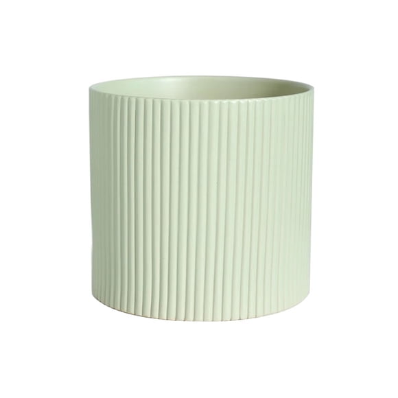 Macetas cilíndricas de cerámica con vetas for interior y exterior