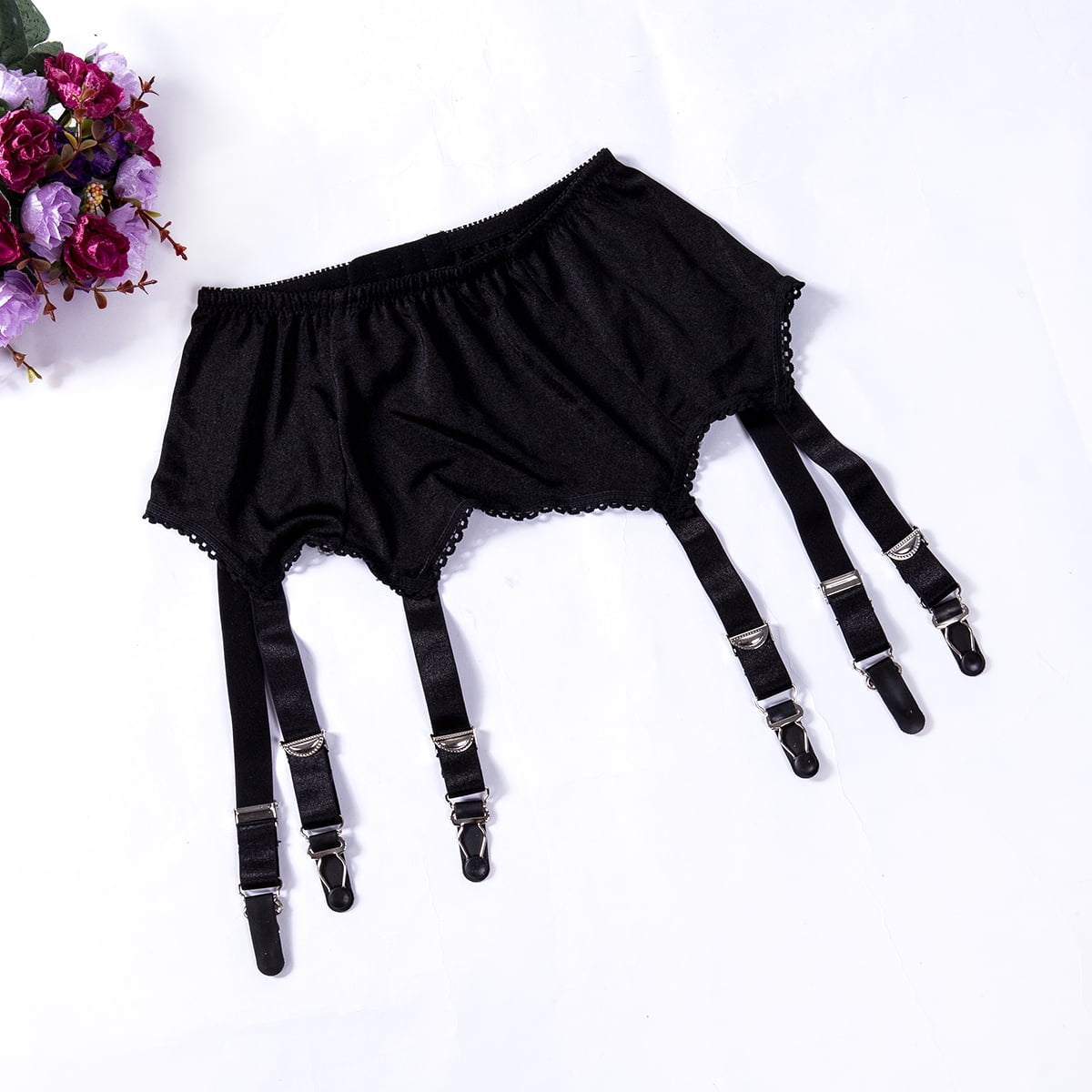 Diconna Women Garter Belt Suspender Belt Night Club Elastic Garters Walmart