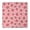 Red Strawberry Plants, variant on Red Strawberry Plants Fruit Heart Pink Pattern Square Fitted Tablecloth with Elastic Edge,Square Table Cover,Washable Elastic Table Cover for Home Kitchen Party Decor 34"x34"